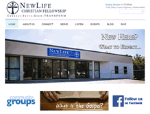 Tablet Screenshot of newlife-ct.org